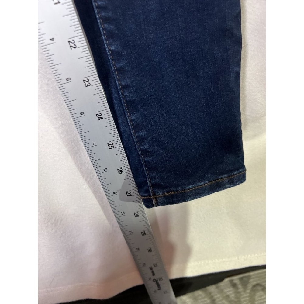 GAP Women's Size 25R True Skinny Super High Rise Dark Wash Stretch Jeans - Picture 4 of 5
